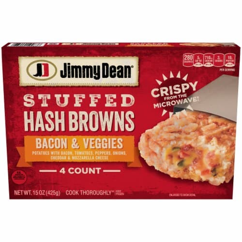 Jimmy Dean Hash Browns, Stuffed, Bacon & Veggies