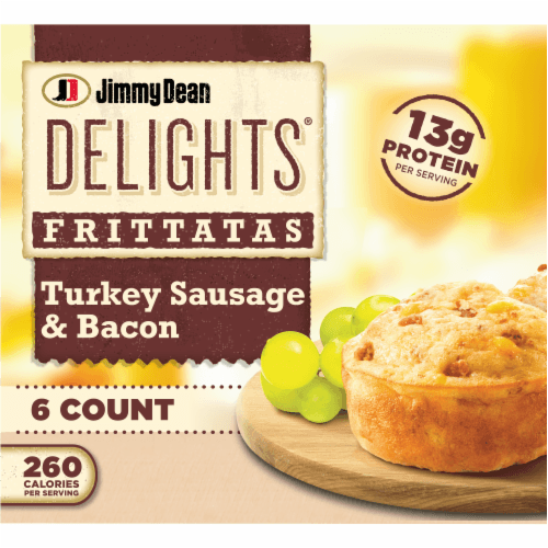 Jimmy Dean Delights Turkey Sausage And Bacon  Breakfast Frittatas