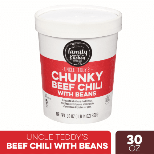 Blount'S Family Kitchen Uncle Teddys Chunky Beef Chili With Beans