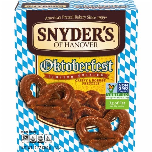 Snyder'S Of Hanover Pretzels, Crispy & Robust, Oktoberfest