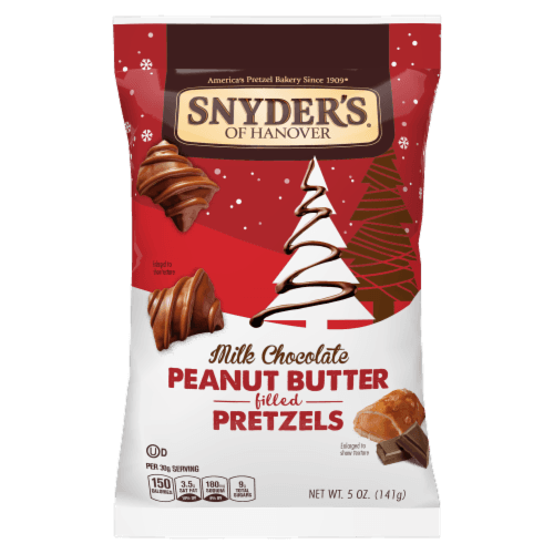 Snyder'S Of Hanover Pretzels, Milk Chocolate, Peanut Butter Filled