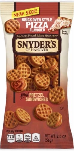 Snyder'S Of Hanover Brick Oven Style Pizza Flavored Pretzel Sandwiches