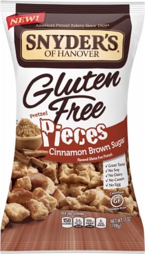 Snyder'S Of Hanover Gluten Free Pretzel Pieces Cinnamon