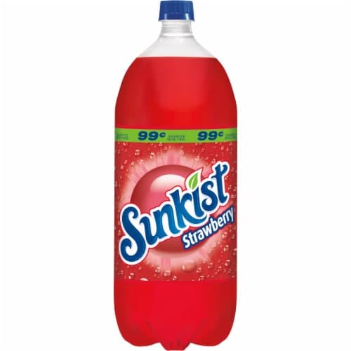 Sunkist Soda, Strawberry, Caffeine Free