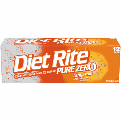 Diet Rite Pure Zero Soda, Tangerine