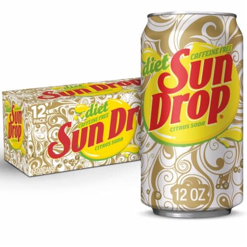 Sun Drop Citrus Soda, Caffeine Free, Diet