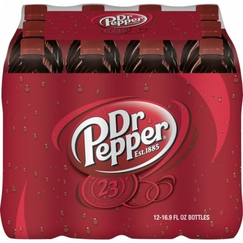 Dr. Pepper Soda Bottles