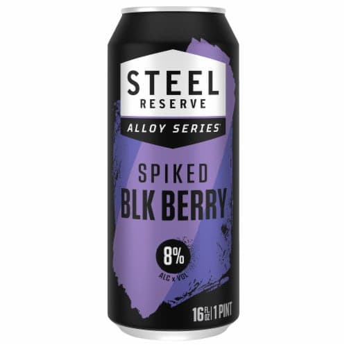 Steel Reserve Blackberry, Alloy Series, Flavored Malt Beverage,. Oz. Cans, 8% Abv