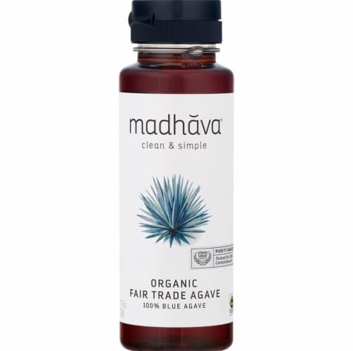 Madhava Organic Fair Trade Raw Blue Agave Low-Glycemic Sweetener