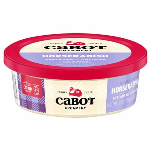 Cabot Horseradish Spreadable Cheddar Cheese