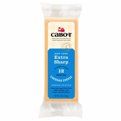 Cabot Creamery Bar New York Extra Sharp Yellow Cheddar Cheese