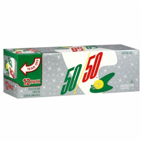 Canfields 50/50 Soda, Grapefruit/Lime