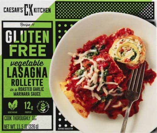 Caesars Kitchen Vegetable Lasagna Rollette