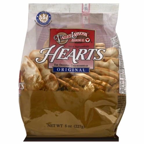 Valley Lahvosh Original Hearts Crackerbread