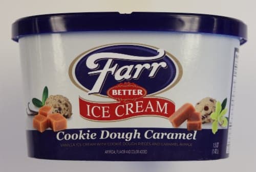 Farr Better Caramel Cookie Dough Ice Cream Tub