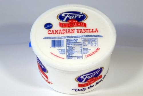 Farr Better Canadian Vanilla Ice Cream Tub