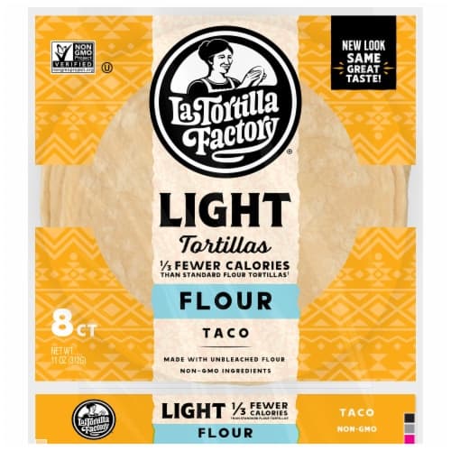 La Tortilla Factory Smart & Delicious Tortillas Flour Light Bag
