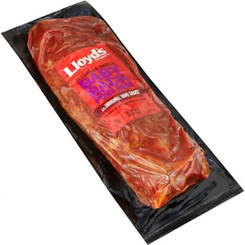 Lloyds Pork Ribs Babyback With Bbq Sauce