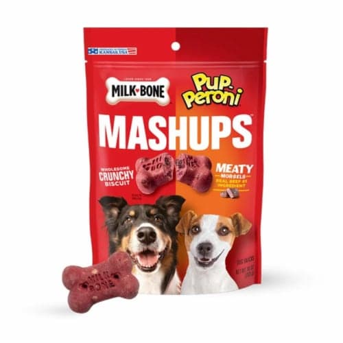 Mashups Dog Snacks, Wholesome, Crunchy Biscuit, Pup Peroni