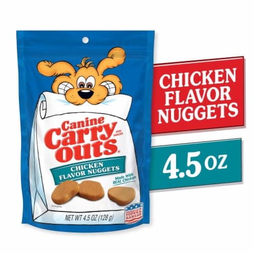 Canine Carry Outs Dog Snacks, Chicken Flavor Nuggets