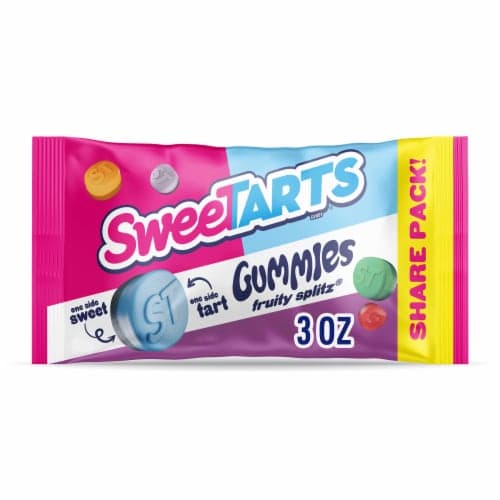 Sweetarts Gummy Fruity Splitz Pouch