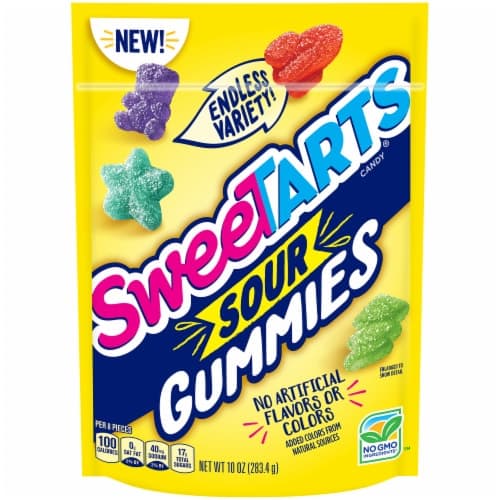 Sweetarts Sour Gummies Candy. Stand Up Bag