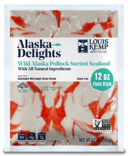Louis Kemp Alaska Delights Flake Surimi Seafood