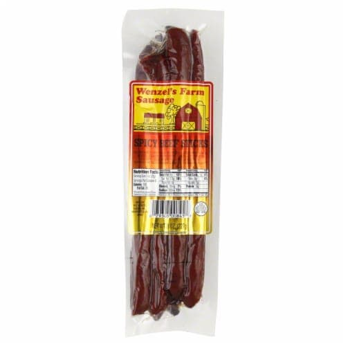 Wenzel'S Farm Sausage Spicy Beef