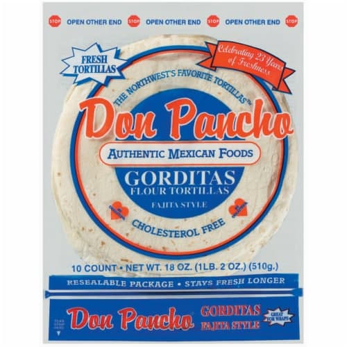 Don Pancho Gordita Fajita Tortillas
