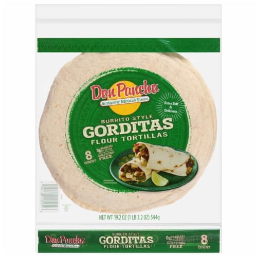 Don Pancho Burrito Style Gorfitas Flour Tortillas