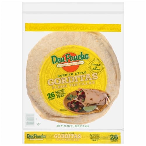 Don Pancho Burrito Style Gorditas Family Pack Flour Tortillas