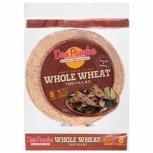 Don Pancho Soft Taco Style Whole Wheat Tortillas