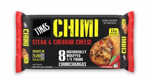 Tina'S Chimichanga, Steak & Cheddar Cheese
