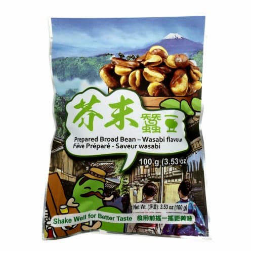 Six Fortune Wasabi Flavored Prepared Broad Bean