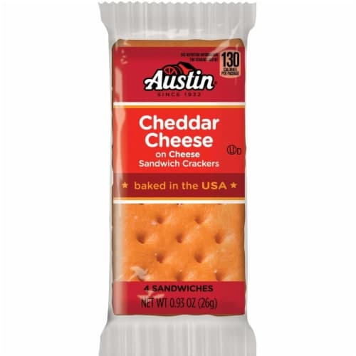 Austin Cheese Sandwich Crackers With Cheddar Cheese, - 144 Per Case