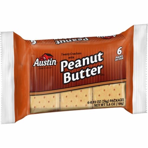 Austin Toasty Cracker With Peanut Butter, - 144 Per Case