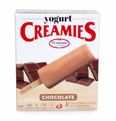 Creamies Low Fat Chocolate  Yogurt Bars