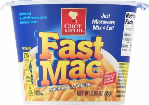Chef Karlin Fast Mac Macaroni & Cheese