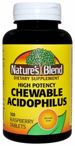 Nature'S Blend Acidophilus Chewable Raspberry Flavor