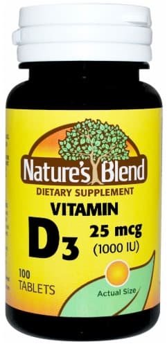 Nature'S Blend Vitamin D 25Mcg