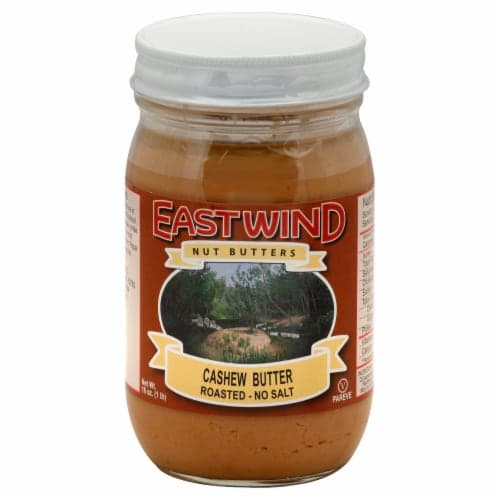 East Wind Cashew Butter, Roasted, No Salt