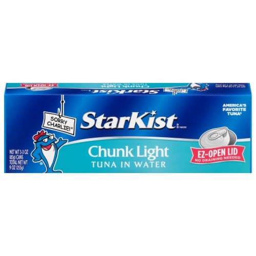 Starkist Tuna Chunk Light In Water No Drain