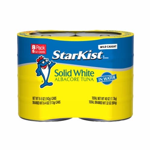 Starkist Tuna Albacore Solid White In Water Cans