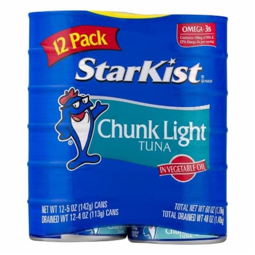Starkist Chunk Light Tuna In Oil, (Pack Of 