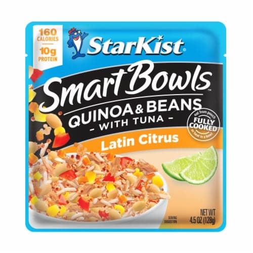 Starkist Smart Bowls Tuna Quinoa & Beans With Tuna Latin Citrus