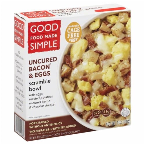 Good Food Made Simple Scramble Bowl, Uncured Bacon & Eggs