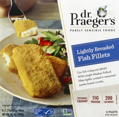 Dr. Praeger'S Lightly Breaded Fish Fillets