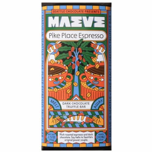 Seattle Chocolate Pike Place Espresso Chocolate Bar