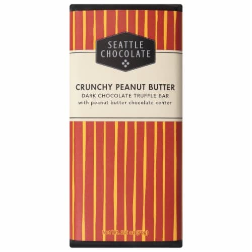 Seattle Chocolates Trfle Bar Dark Choc Perfect Peanut Butter