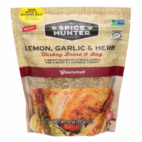 The Spice Hunter Lemon Garlic & Herb Turkey Brine & Bag